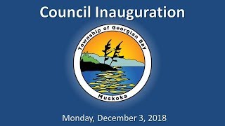 2018 Council Inauguration - Township of Georgian Bay