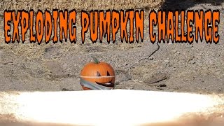 EXPLODING PUMPKIN CHALLENGE!!! (EPIC)