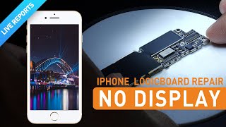 iPhone 7 No Image No Display - Logicboard Repair Case Two ( 4K Video )