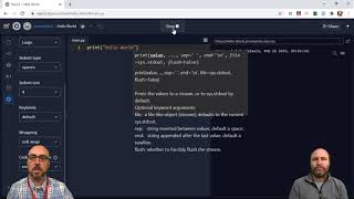 Writing the First Hello World program in Python