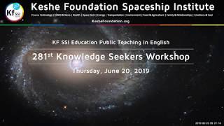 281st Knowledge Seekers Workshop - June 20, 2019