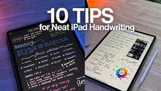 10 Tips for NEAT iPad Handwriting ✏️