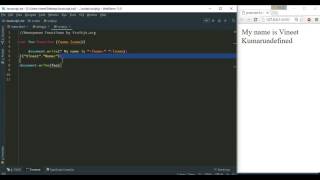 Anonymous self invoking function in JavaScript: JavaScript Tutorials #5