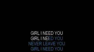Girl I Need You Karaoke Baaghi  High Quality Video Lyrics