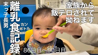 【育児】天ちゃんの離乳食記録/3姉弟のいる暮らし/生後9ヶ月/育児vlog