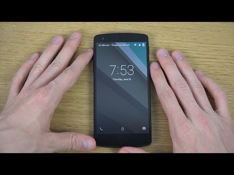 Google Nexus 5 Android L - Lock Screen Review Google Nexus 5 Android L - Lock Screen Review