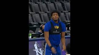 Warriors James Wiseman made the road trip & Getting in some pregame work in Oklahoma City