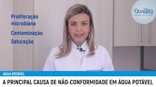 A principal causa de não-conformidade em água potável de Farmácias Magistrais