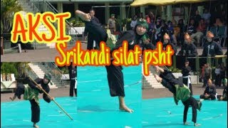 #Aksi Srikandi silat psht festival pencak silat kodim 0507/bekasi