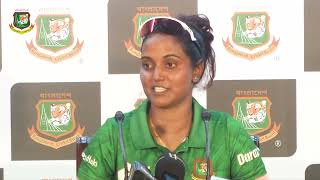 Post-match press conference | Nigar Sultana Joti, Captain of Bangladesh Women’s Team
