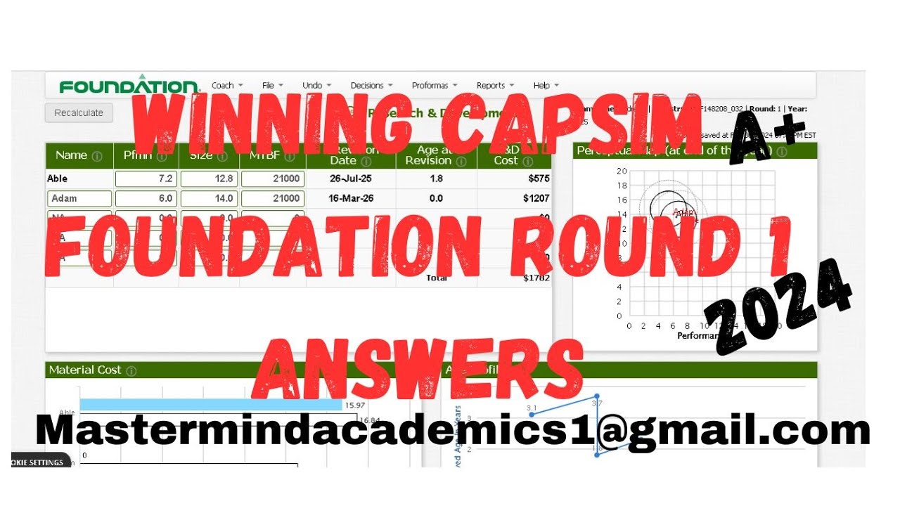 Winning Capsim Foundation Round 1 Answers 2025 Youtube