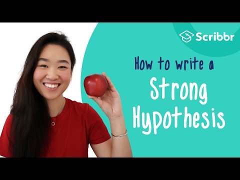 How do you write a hypothesis statement?