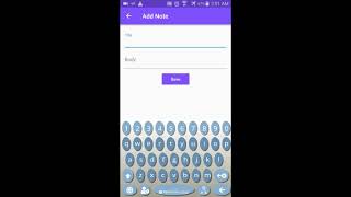 Flutter APP, Daily Note