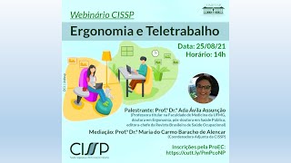 Webinário CISSP - Ergonomia e Teletrabalho