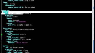 OpenStack Heat - Basic SoftwareConfig example