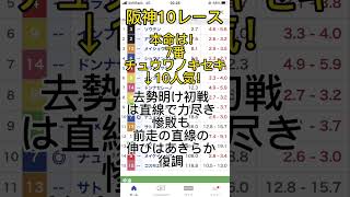 阪神10R六甲アイランドステークス！本命馬！！WIN5対象レース　#win5