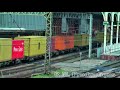 freightliner s 86612 and 86604 pass preston with the late running 4m72 05 02 13