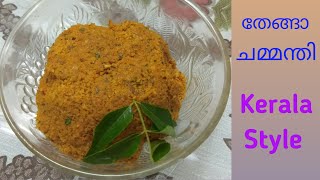 സ്വാദിഷ്ടമായ തേങ്ങ ചമ്മന്തി | Thenga Chammanthi | Coconut Chammanthi | Side dish for Rice |