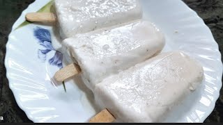 vanilla stick icecream/ milk popsicles/ easy recipe of vanilla icecream at home/ vanilla popsicle