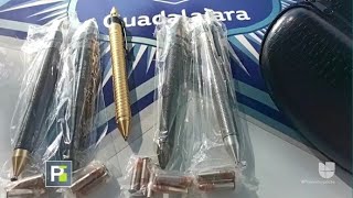 Plumas convertidas en calibre 22, lo más sorprendente de  armas hechizas, por Ahtziri Cárdenas.