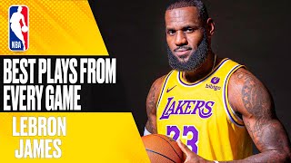 LeBron James' BEST PLAY from EVERY GAME (2023-2024)