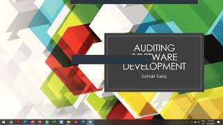Auditing Software Development Process