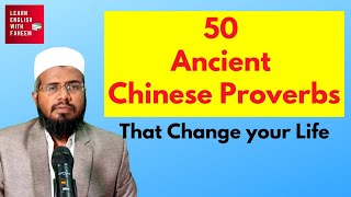 50 Ancient chinese proverbs | Motivational chinese sayings | chinese quotes