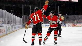 TAYLOR HALL gets Chicago on the board at the Winter Classic 🚨❄️