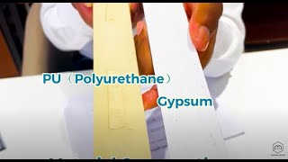 Difference Between Gypsum Cornice and PU Line Material