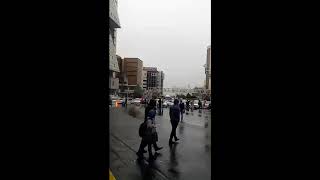 Tehran: Demonstrators set fire to trash bins in protest to fuel rationing rules, petrol price hike