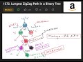 1372  Longest ZigZag Path in a Binary Tree