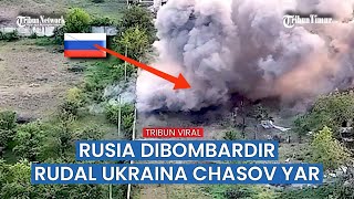 Potret Bangunan Tempat Persembunyian Tentara Rusia Dihancurkan Musuh