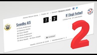 190530_2(5) Smedby Dam - IF Eksjö (7-2) Division 2 (minut 12-35)