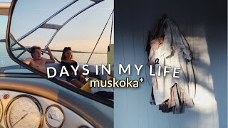 VLOG  FEW DAYS LIVING IN MUSKOKA