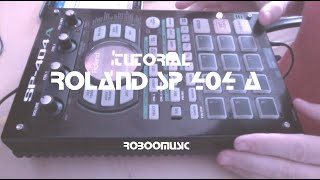 Roland SP 404 A - Tutorial en Español