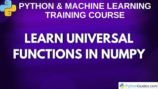 Learn Universal Functions in NumPy: The Key to Efficient Code