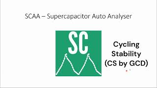 SCAA - Cycling Stability by GCD