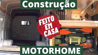 Construção do Motorhome artesanal mais lindo e barato do Brasil em 7 minutos. DIY