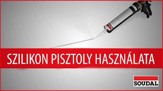 Hogyan használjuk a szilikonpisztolyt? 👉 Szilikon kinyomó pisztoly használata.