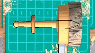 Sword making - how to make a wooden Sword // wooden working // wood turning.