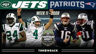 1st Place at Stake! (Jets vs. Patriots 2008, Week 11)