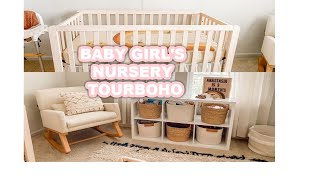 BOHO BABY GIRL NURSERY TOUR 2020 | BOHO NEUTRAL INSPIRATION