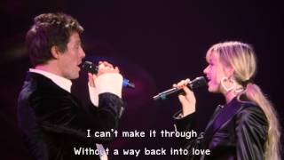 Hugh Grant & Haley Bennett - Way Back Into Love (Lyrics) 1080pHD