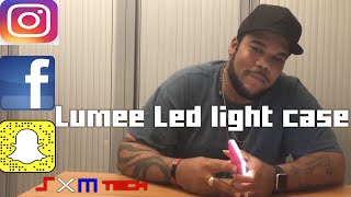 lumee led light case quick review and demo