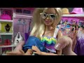 barbie and ken in barbie dream house barbie shopping for new fashionable outfits with baby