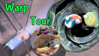 Planetary Time Warp Design in this Full Boro Vortex Marble Glassblowing Demo #62