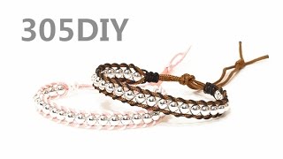 [305DIY]찬루st.매듭 팔찌만들기,Chan Luu Style Wrapped knot Bracelets DIY tutorial