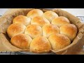 No Knead Supersoft Coconut Cream Buns | No Egg No Butter