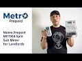 Metro Prepaid MET004 Split Sub Meter for Landlords