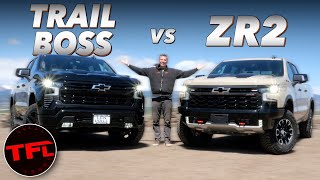 Diesel Chevy Silverado Trail Boss vs new ZR2 V8: Which One Is the Best?